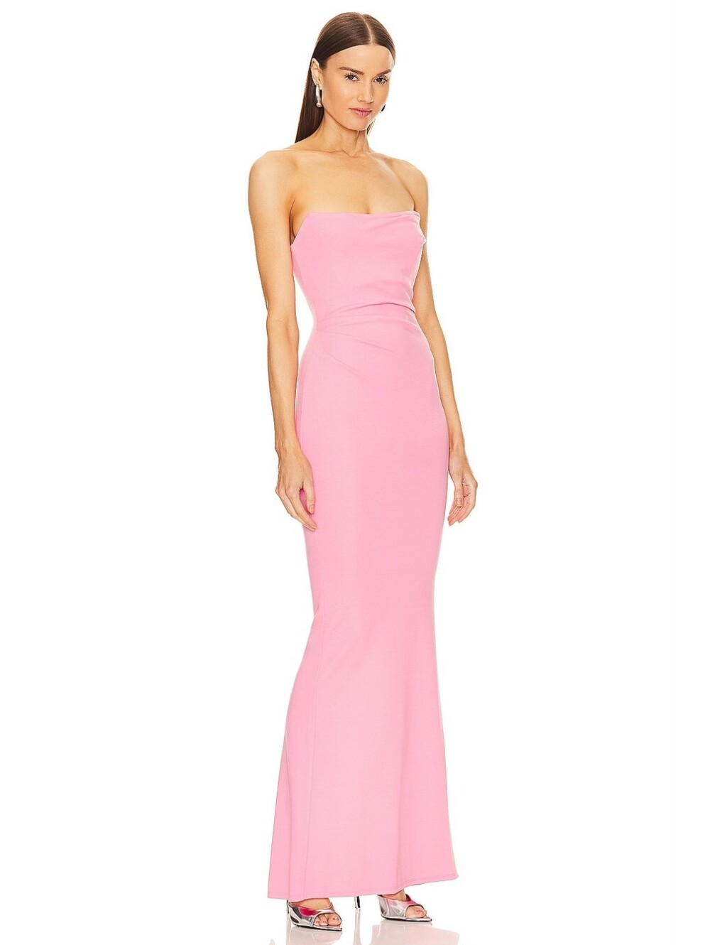 NWT $298 MICHAEL COSTELLO x REVOLVE Briggs Gown in Pink XS - Picture 2 of 6